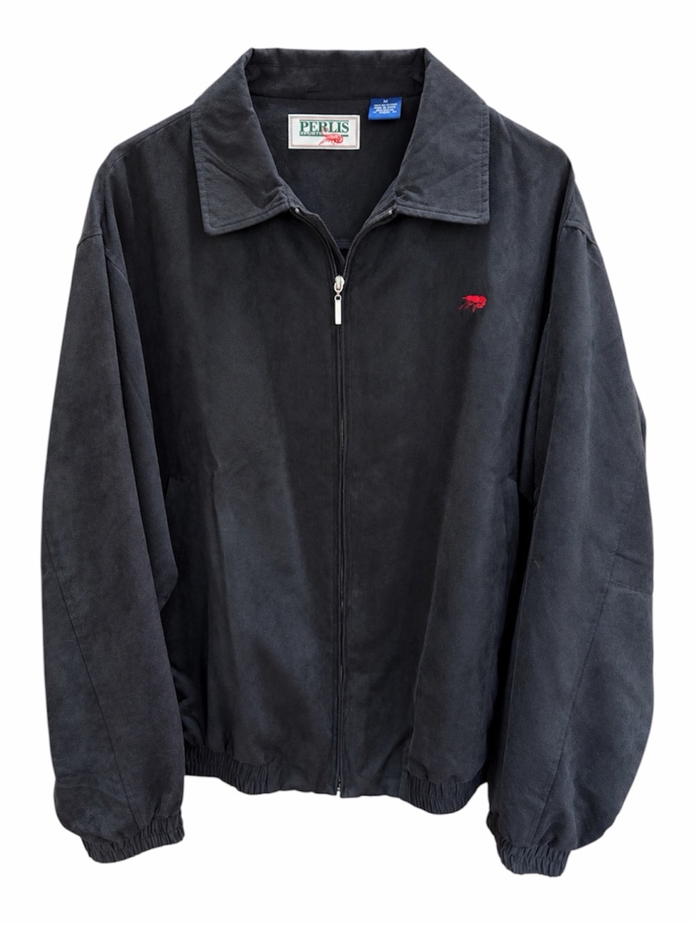 Perlis | Faux Suede Crawfish Full-Zip Men's Jacket